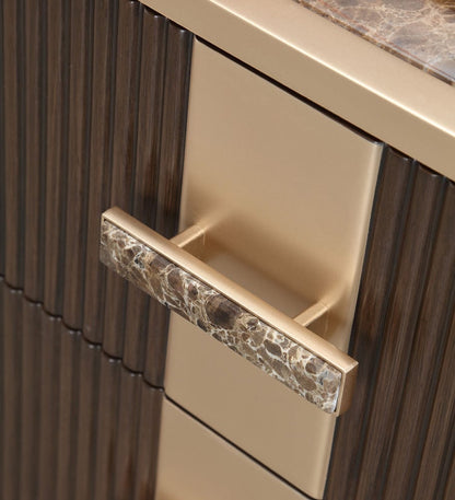 AICO by Michael Amini - West Kensington Media Cabinet - Medium Espresso - 9096081-417 view 8