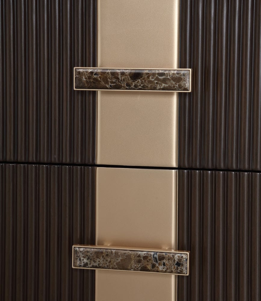 AICO by Michael Amini - West Kensington Media Cabinet - Medium Espresso - 9096081-417 view 9