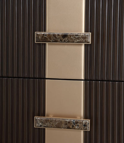 AICO by Michael Amini - West Kensington Media Cabinet - Medium Espresso - 9096081-417 view 9
