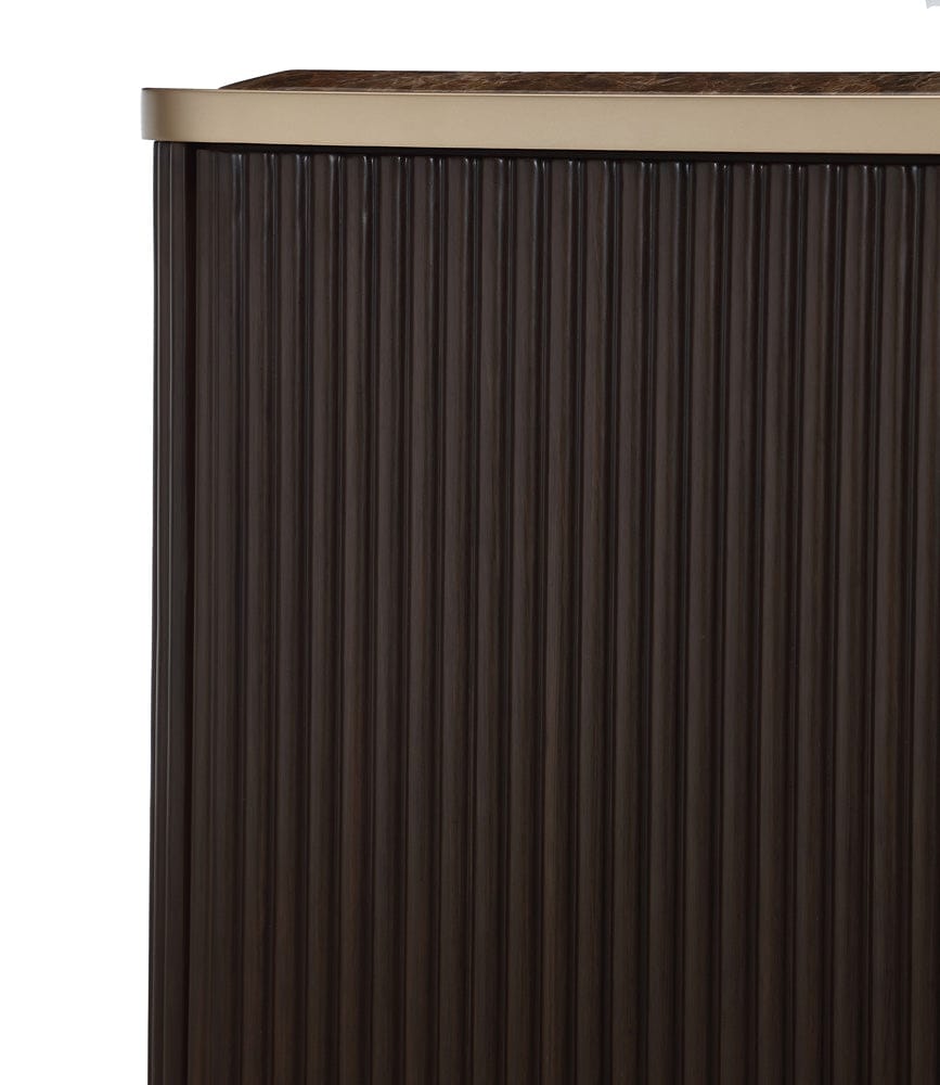 AICO by Michael Amini - West Kensington Media Cabinet - Medium Espresso - 9096081-417 view 10