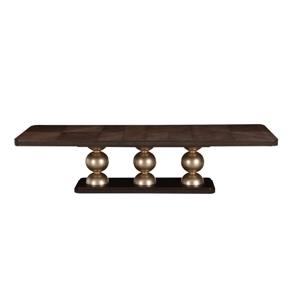 AICO by Michael Amini - West Kensington Rectangular Dining Table - Medium Espresso - 9096002-417 view 2
