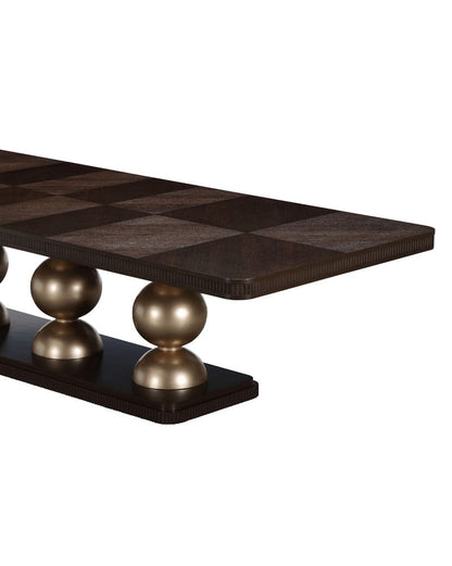 AICO by Michael Amini - West Kensington Rectangular Dining Table - Medium Espresso - 9096002-417 view 11