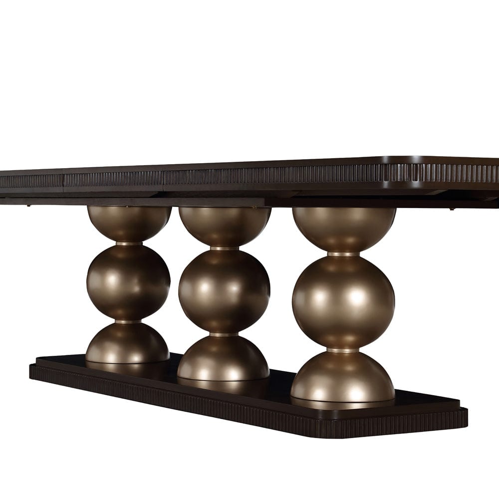 AICO by Michael Amini - West Kensington Rectangular Dining Table - Medium Espresso - 9096002-417 view 12