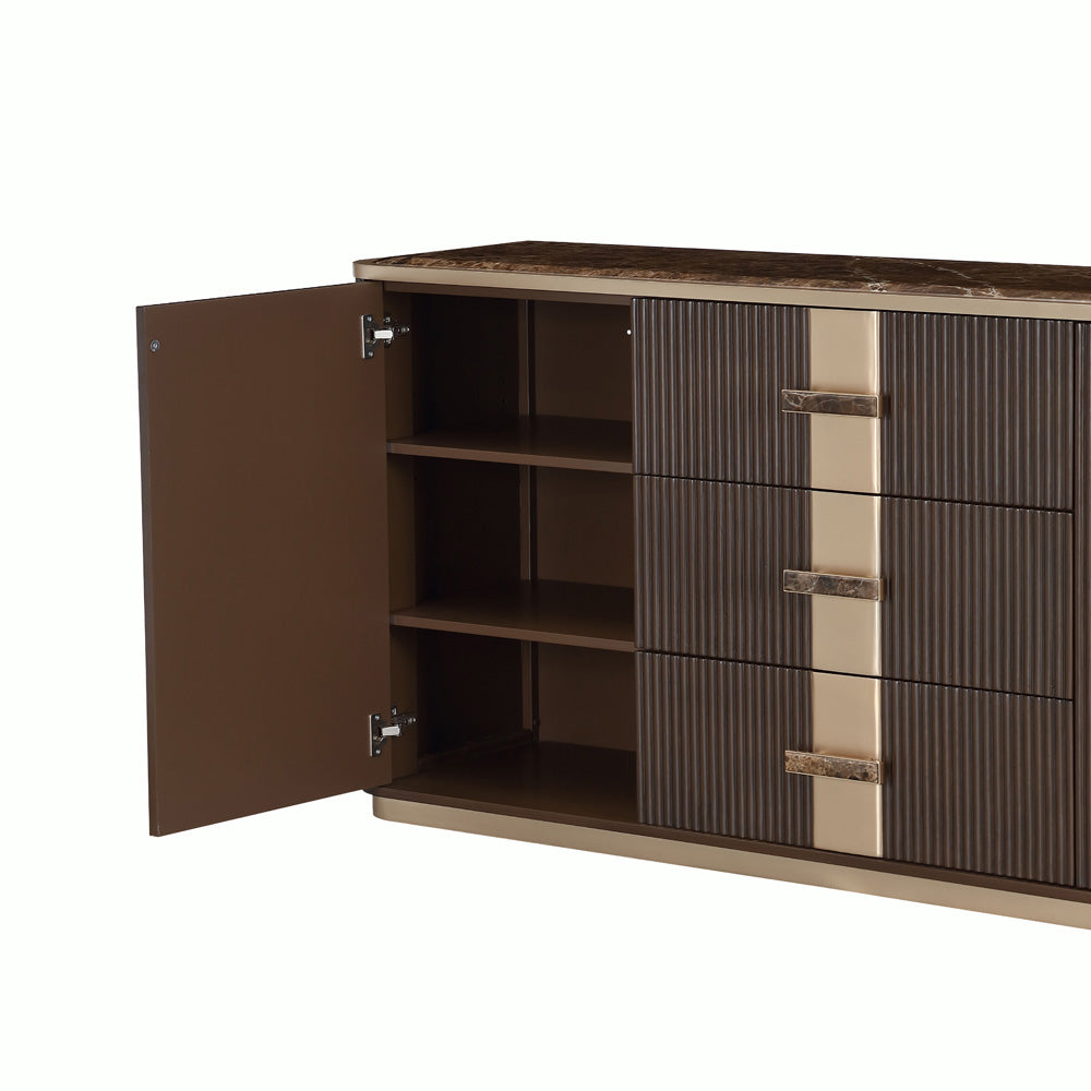 AICO by Michael Amini - West Kensington Sideboard - Medium Espresso - 9096007SA-417 view 7