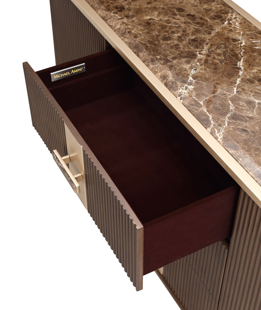 AICO by Michael Amini - West Kensington Sideboard - Medium Espresso - 9096007SA-417 view 10