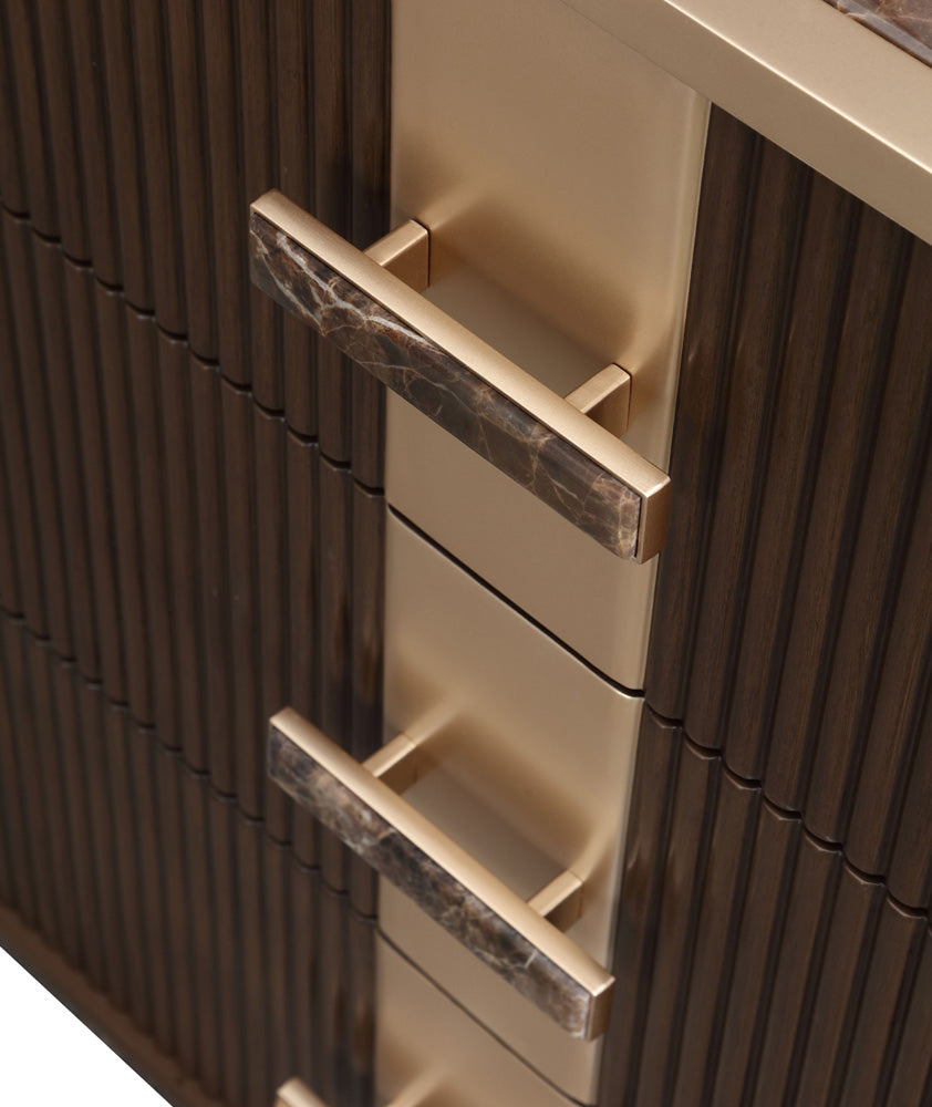 AICO by Michael Amini - West Kensington Sideboard - Medium Espresso - 9096007SA-417 view 12