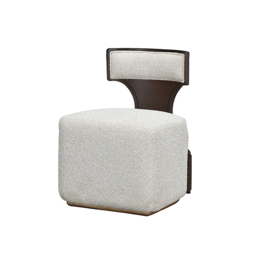 AICO by Michael Amini - West Kensington Vanity Chair - Buff/Medium Espresso - 9096244-417 view 1