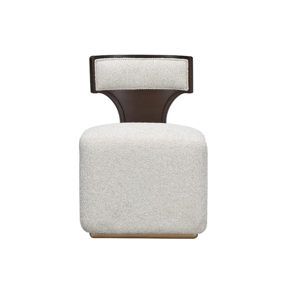 AICO by Michael Amini - West Kensington Vanity Chair - Buff/Medium Espresso - 9096244-417 view 2
