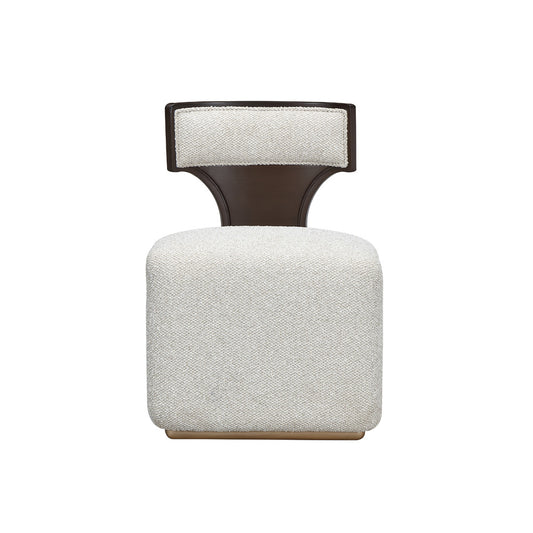 AICO by Michael Amini - West Kensington Vanity Chair - Buff/Medium Espresso - 9096244-417 view 2