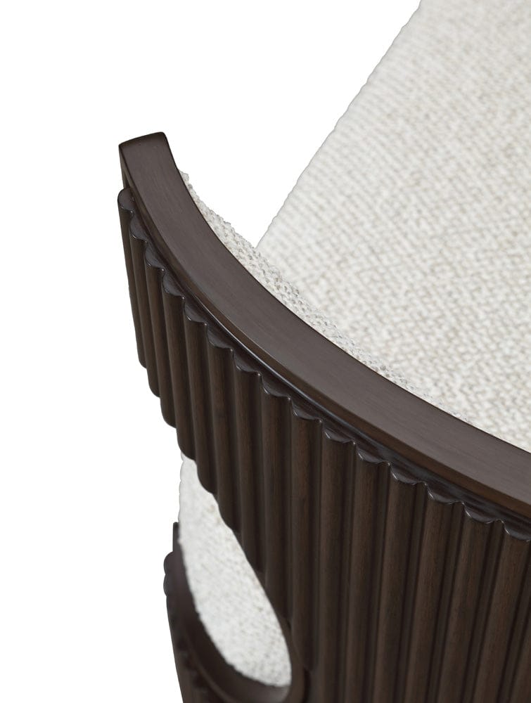 AICO by Michael Amini - West Kensington Vanity Chair - Buff/Medium Espresso - 9096244-417 view 10