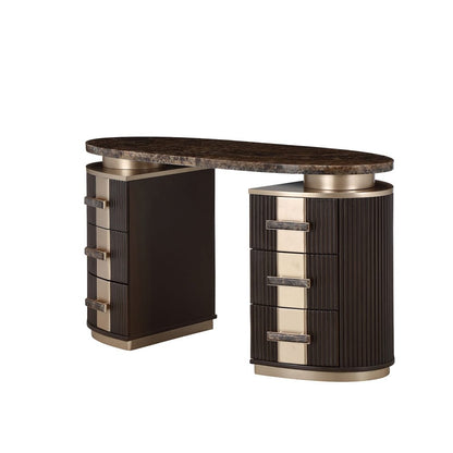 AICO by Michael Amini - West Kensington Vanity - Medium Espresso - 9096058-417 view 1