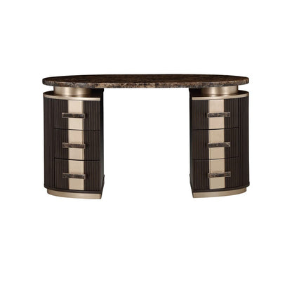 AICO by Michael Amini - West Kensington Vanity - Medium Espresso - 9096058-417 view 2