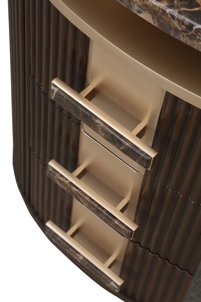 AICO by Michael Amini - West Kensington Vanity - Medium Espresso - 9096058-417 view 12