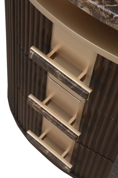 AICO by Michael Amini - West Kensington Vanity - Medium Espresso - 9096058-417 view 12