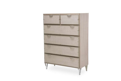 AICO by Michael Amini - Camden Court 6-Drawer Chest - Pearl - 9005070-126_CLOSEOUT veiw 1