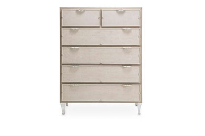 AICO by Michael Amini - Camden Court 6-Drawer Chest - Pearl - 9005070-126_CLOSEOUT veiw 2