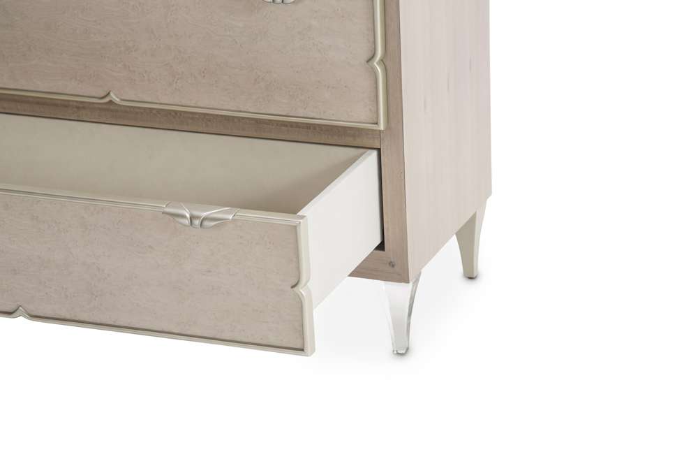 AICO by Michael Amini - Camden Court 6-Drawer Chest - Pearl - 9005070-126_CLOSEOUT veiw 4