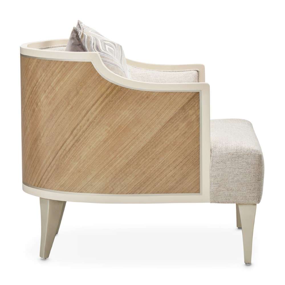 Aico by Michael Amini - Camden Court Accent Chair - Natural Flax/Pearl - 9005835-FLAX-126_CLOSEOUT veiw 10