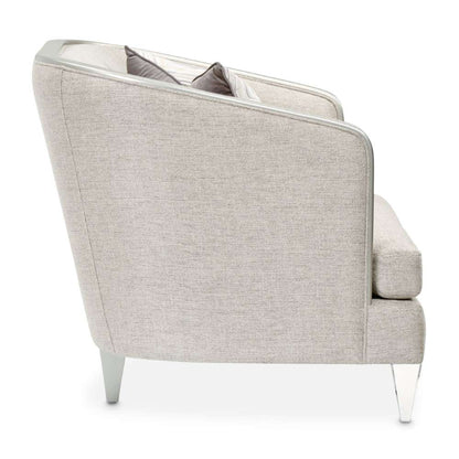 Aico by Michael Amini - Camden Court Chair and Half - Natural Flax/Platinum - 9005838-FLAX-125_CLOSEOUT veiw 8