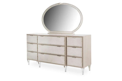 AICO by Michael Amini - Camden Court Dresser & Mirror - Pearl - 9005050-60-126 veiw 1