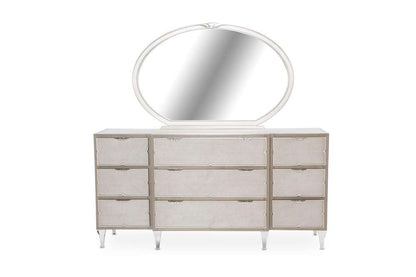 AICO by Michael Amini - Camden Court Dresser & Mirror - Pearl - 9005050-60-126 veiw 2