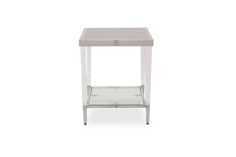 AICO by Michael Amini - Camden Court End Table - Pearl - 9005202-126_CLOSEOUT veiw 2