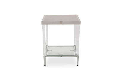 AICO by Michael Amini - Camden Court End Table - Pearl - 9005202-126_CLOSEOUT veiw 2