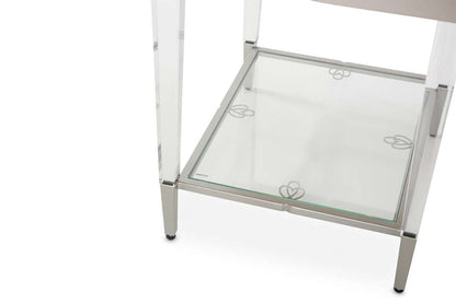 AICO by Michael Amini - Camden Court End Table - Pearl - 9005202-126_CLOSEOUT veiw 3