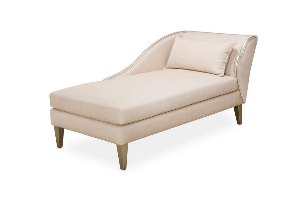 AICO by Michael Amini - Camden Court Left Arm Facing Chaise - Pearl/Platinum - 9005842-PEARL-125_CLOSEOUT veiw 1