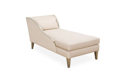 AICO by Michael Amini - Camden Court Left Arm Facing Chaise - Pearl/Platinum - 9005842-PEARL-125_CLOSEOUT veiw 3