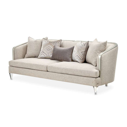 Aico by Michael Amini - Camden Court Sofa - Natural Flax/Platinum - 9005815-FLAX-125_CLOSEOUT veiw 1