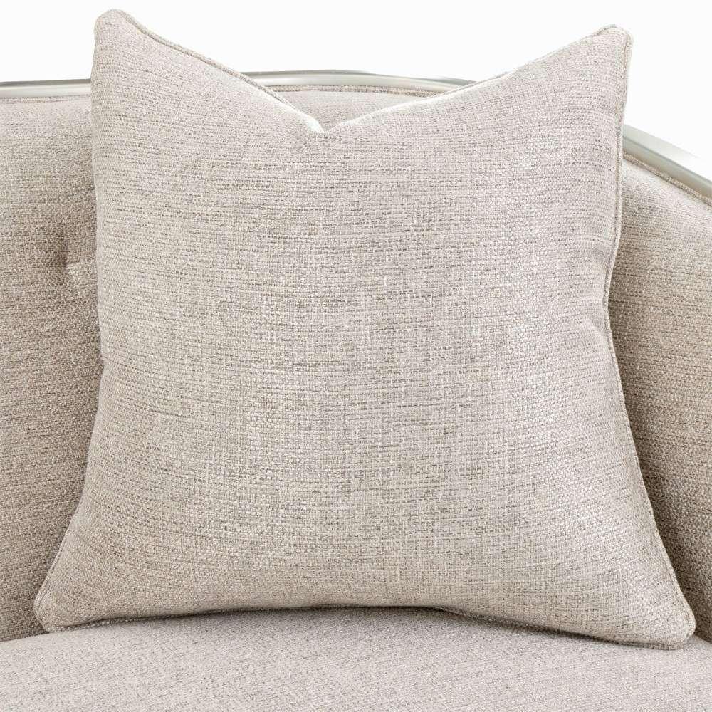 Aico by Michael Amini - Camden Court Sofa - Natural Flax/Platinum - 9005815-FLAX-125_CLOSEOUT veiw 6