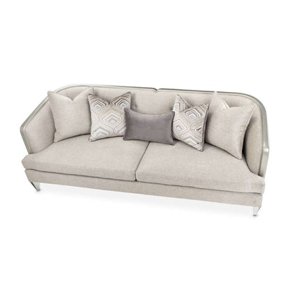 Aico by Michael Amini - Camden Court Sofa - Natural Flax/Platinum - 9005815-FLAX-125_CLOSEOUT veiw 8