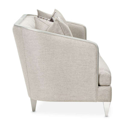 Aico by Michael Amini - Camden Court Sofa - Natural Flax/Platinum - 9005815-FLAX-125_CLOSEOUT veiw 9