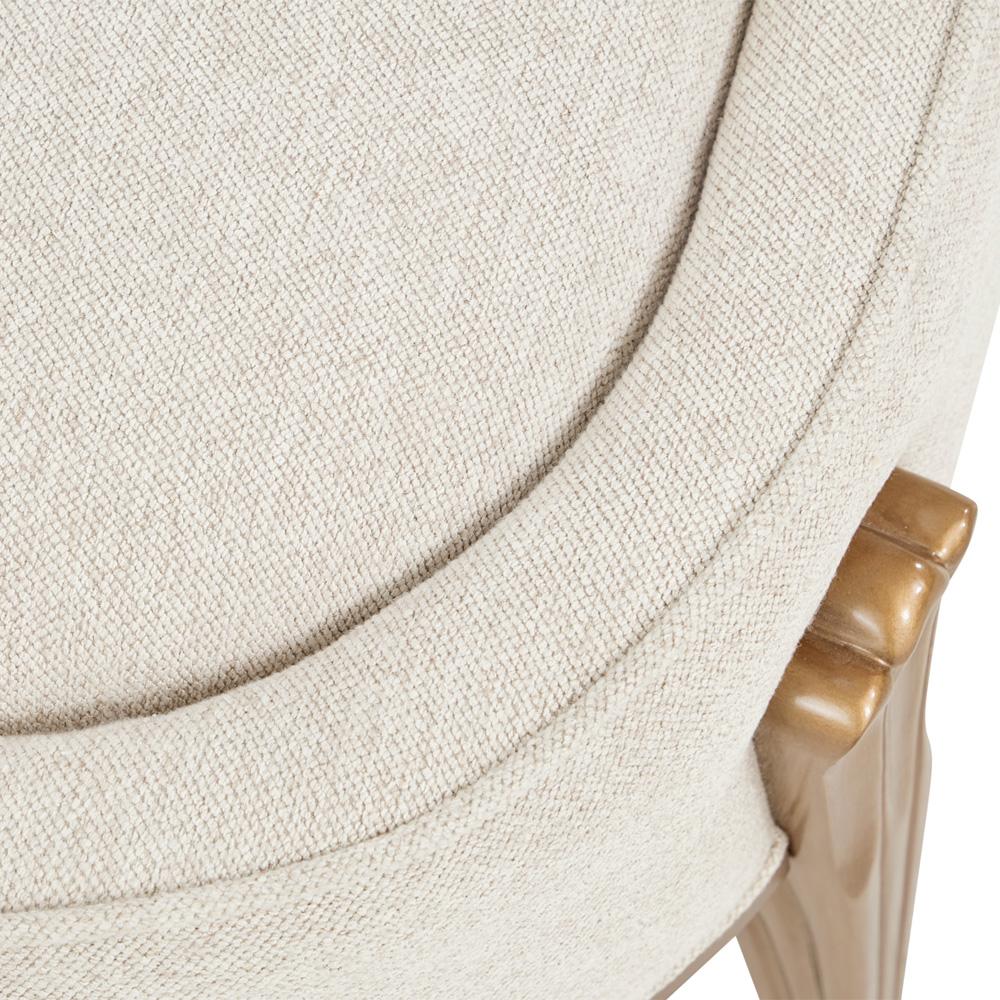 AICO by Michael Amini - Camellia Field Accent Bench - Linen/Antique Gold - 9090904-400 veiw 6