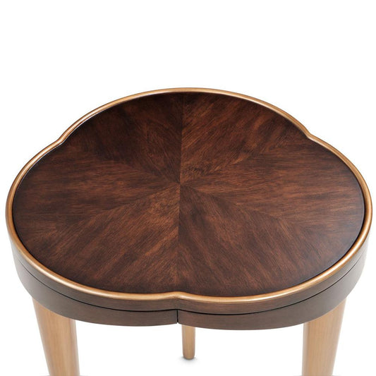 AICO by Michael Amini - Camellia Field Chairside Table - Warm Pecan - 9090206-400 veiw 2