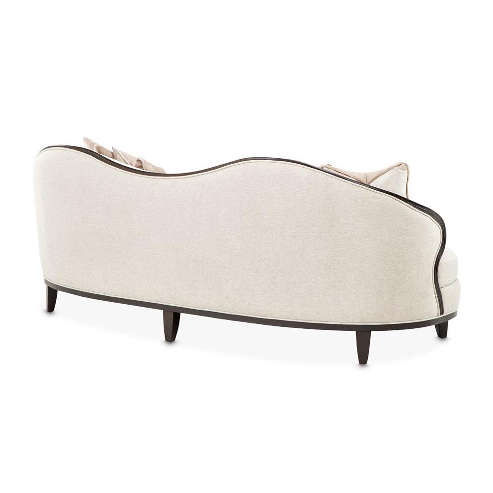 AICO by Michael Amini - Camellia Field Chenille Sofa - Linen/Warm Pecan - 9090815-LINEN-400 veiw 4