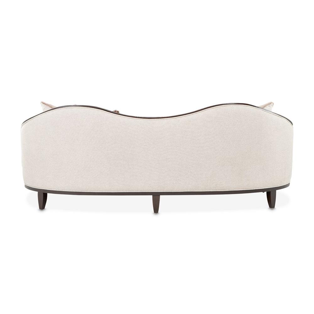 AICO by Michael Amini - Camellia Field Chenille Sofa - Linen/Warm Pecan - 9090815-LINEN-400 veiw 5