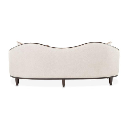 AICO by Michael Amini - Camellia Field Chenille Sofa - Linen/Warm Pecan - 9090815-LINEN-400 veiw 5