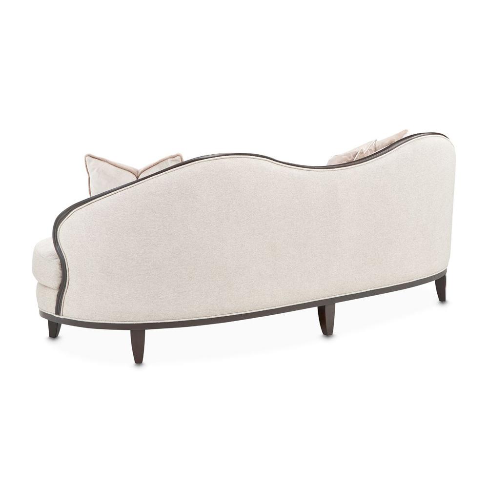 AICO by Michael Amini - Camellia Field Chenille Sofa - Linen/Warm Pecan - 9090815-LINEN-400 veiw 6
