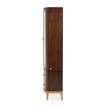 AICO by Michael Amini - Camellia Field Display Cabinet - Warm Pecan - 9090209-400 veiw 2