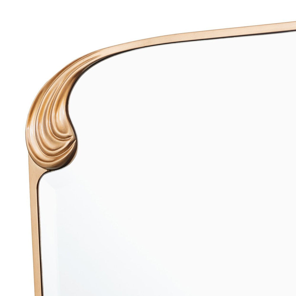AICO by Michael Amini - Camellia Field Dresser Mirror - Warm Pecan - 9090060-400 veiw 4