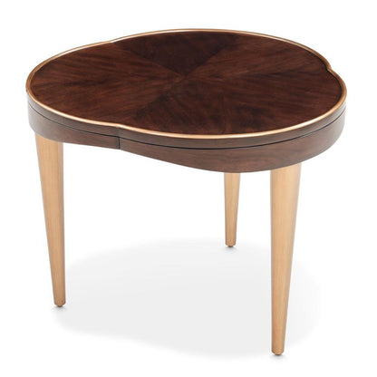 AICO by Michael Amini - Camellia Field End Table - Warm Pecan - 9090205-400 veiw 3