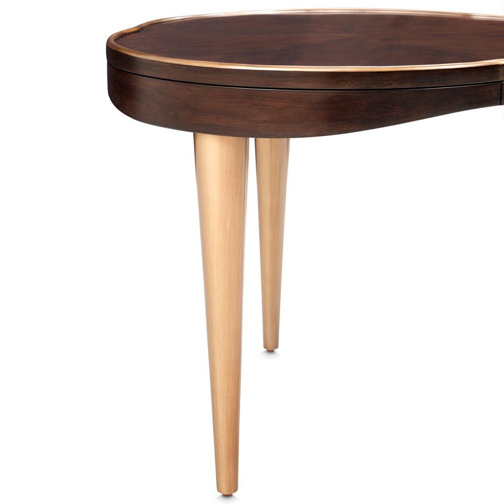 AICO by Michael Amini - Camellia Field End Table - Warm Pecan - 9090205-400 veiw 6