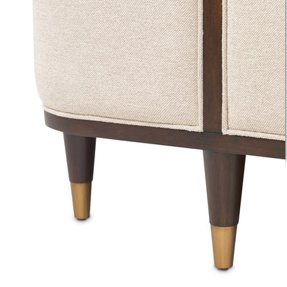 AICO by Michael Amini - Camellia Field Queen Upholstered Bed - Warm Pecan - 9090000QN3-400 veiw 7