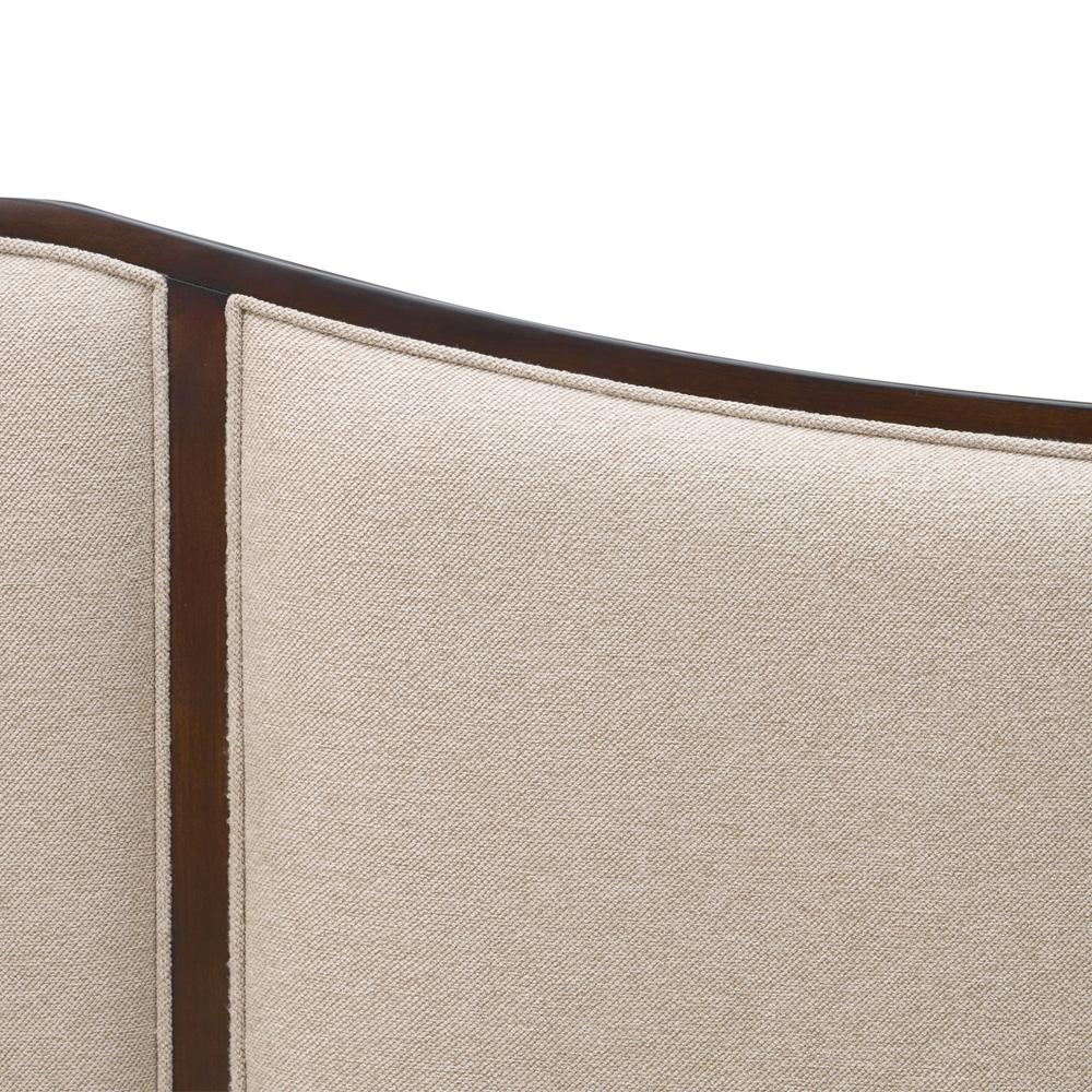 AICO by Michael Amini - Camellia Field Queen Upholstered Bed - Warm Pecan - 9090000QN3-400 veiw 8
