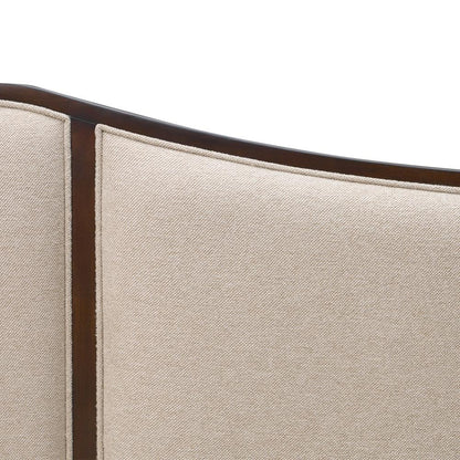 AICO by Michael Amini - Camellia Field Queen Upholstered Bed - Warm Pecan - 9090000QN3-400 veiw 8