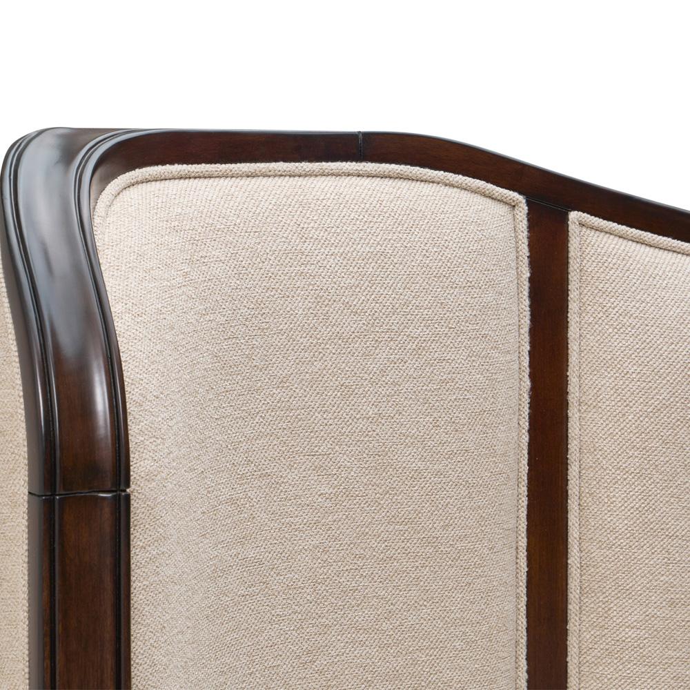 AICO by Michael Amini - Camellia Field Queen Upholstered Bed - Warm Pecan - 9090000QN3-400 veiw 9