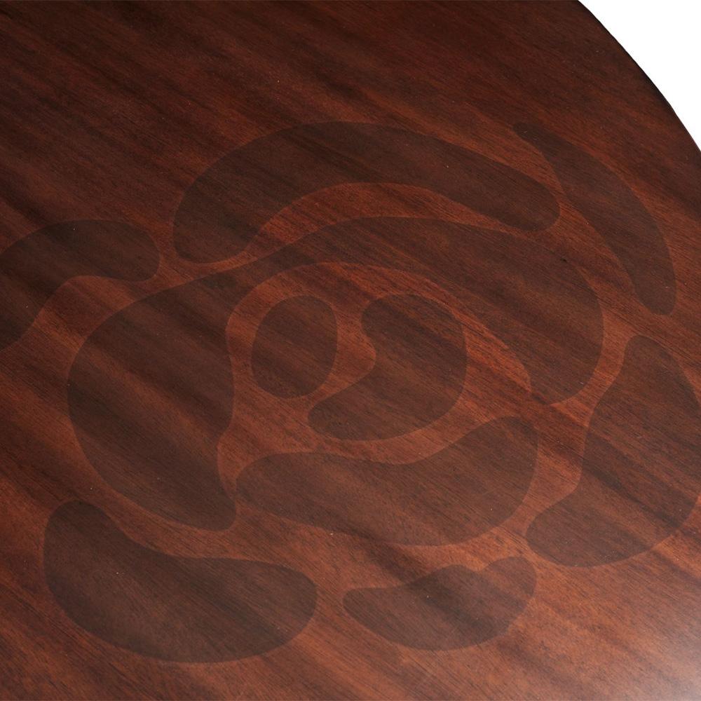 AICO by Michael Amini - Camellia Field Round Dining Table - Warm Pecan - 9090001-400 veiw 5