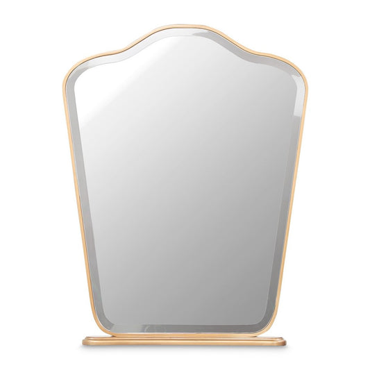 AICO by Michael Amini - Camellia Field Vanity Mirror - Antique Gold - 9090068-400 veiw 1